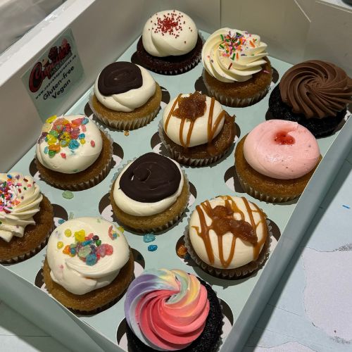 12 Pack /50/100 Gluten-free Vegan Cupcakes