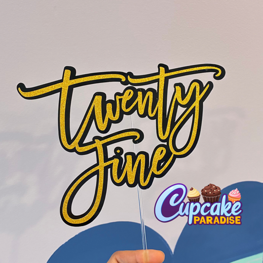 Custom Message cake topper
