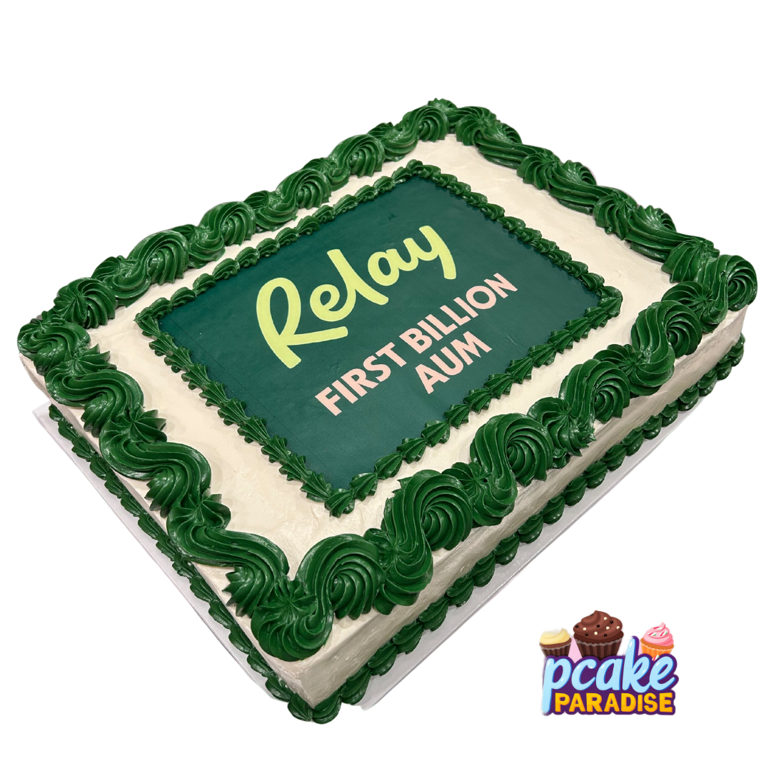 Rectangle Logo/Photo/ Slab Cake